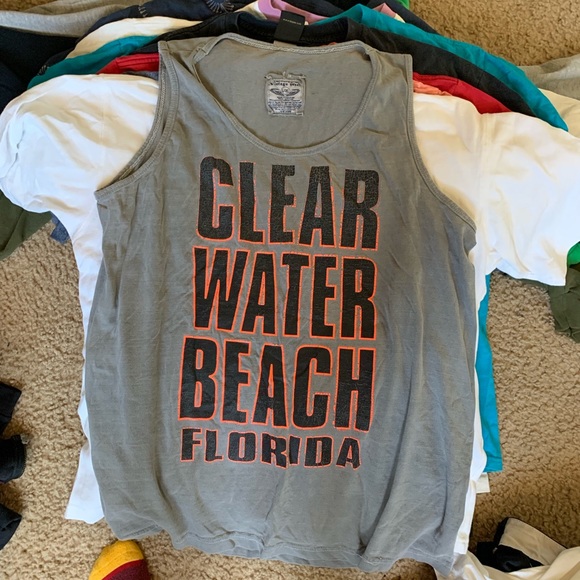 ClearWater Beach Florida muscle shirt - Picture 3 of 4